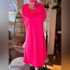 Sailor-Sailor Pink Ruffle Neck Dress size Medium